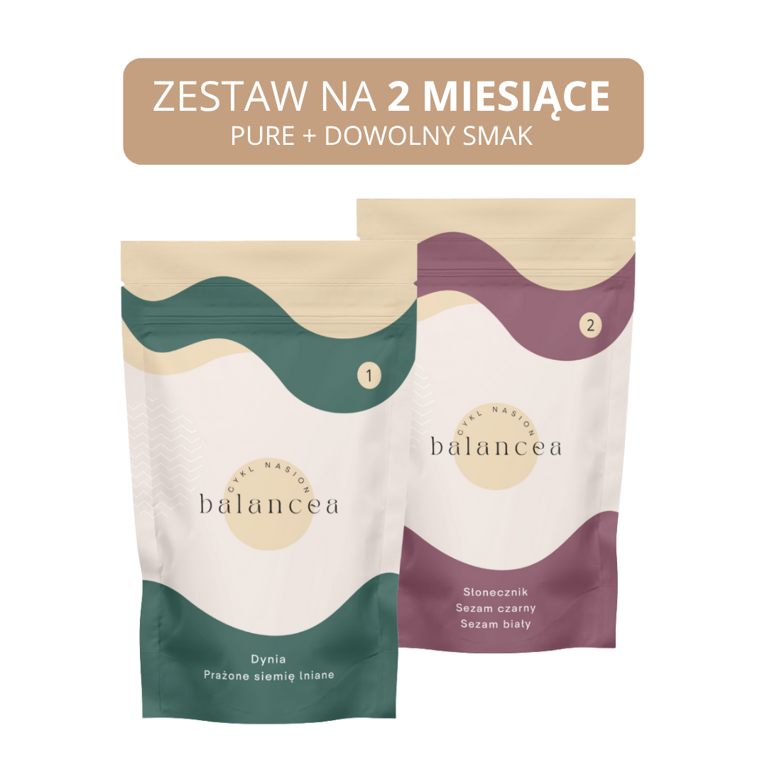 Cykl nasion – Pure + Smak – 4 x 320g | Zestaw na 2 miesiące